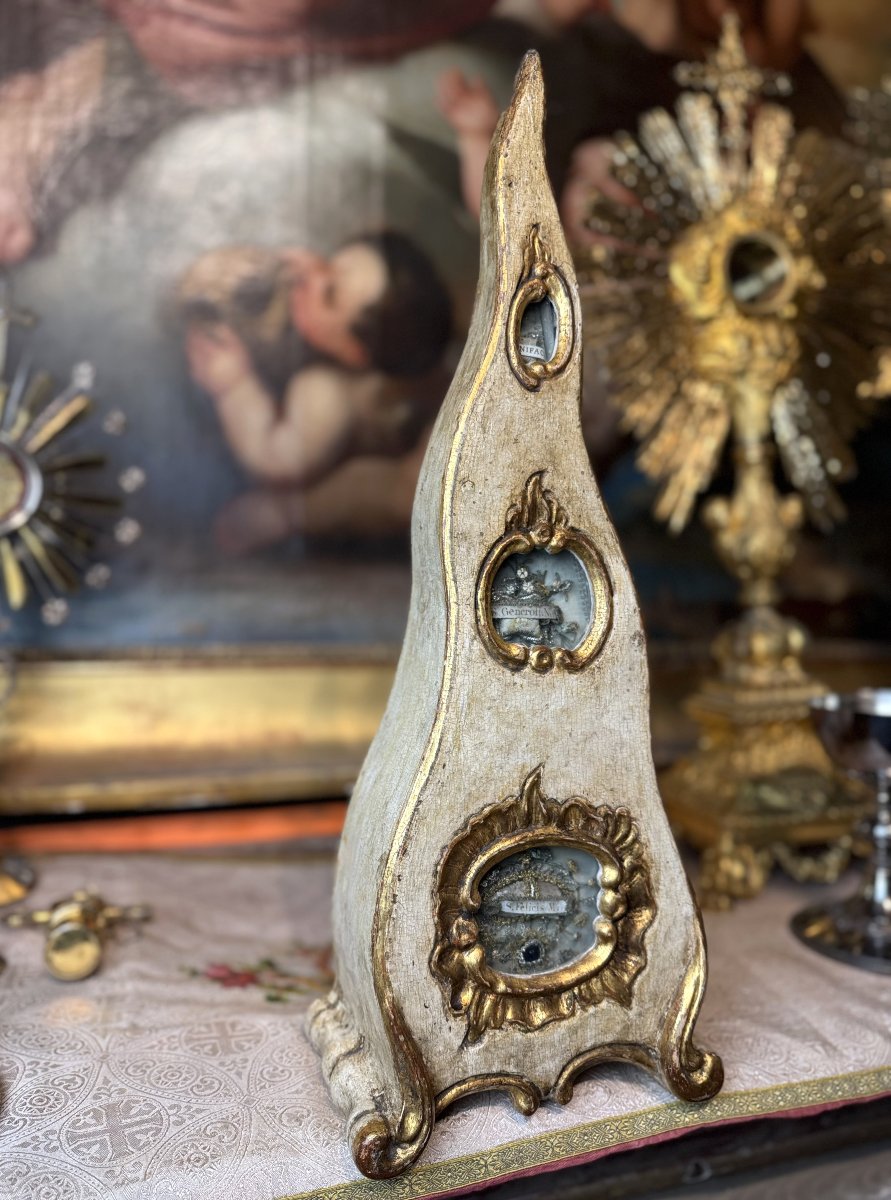 Triptych Reliquary - Late 18th Century -photo-1