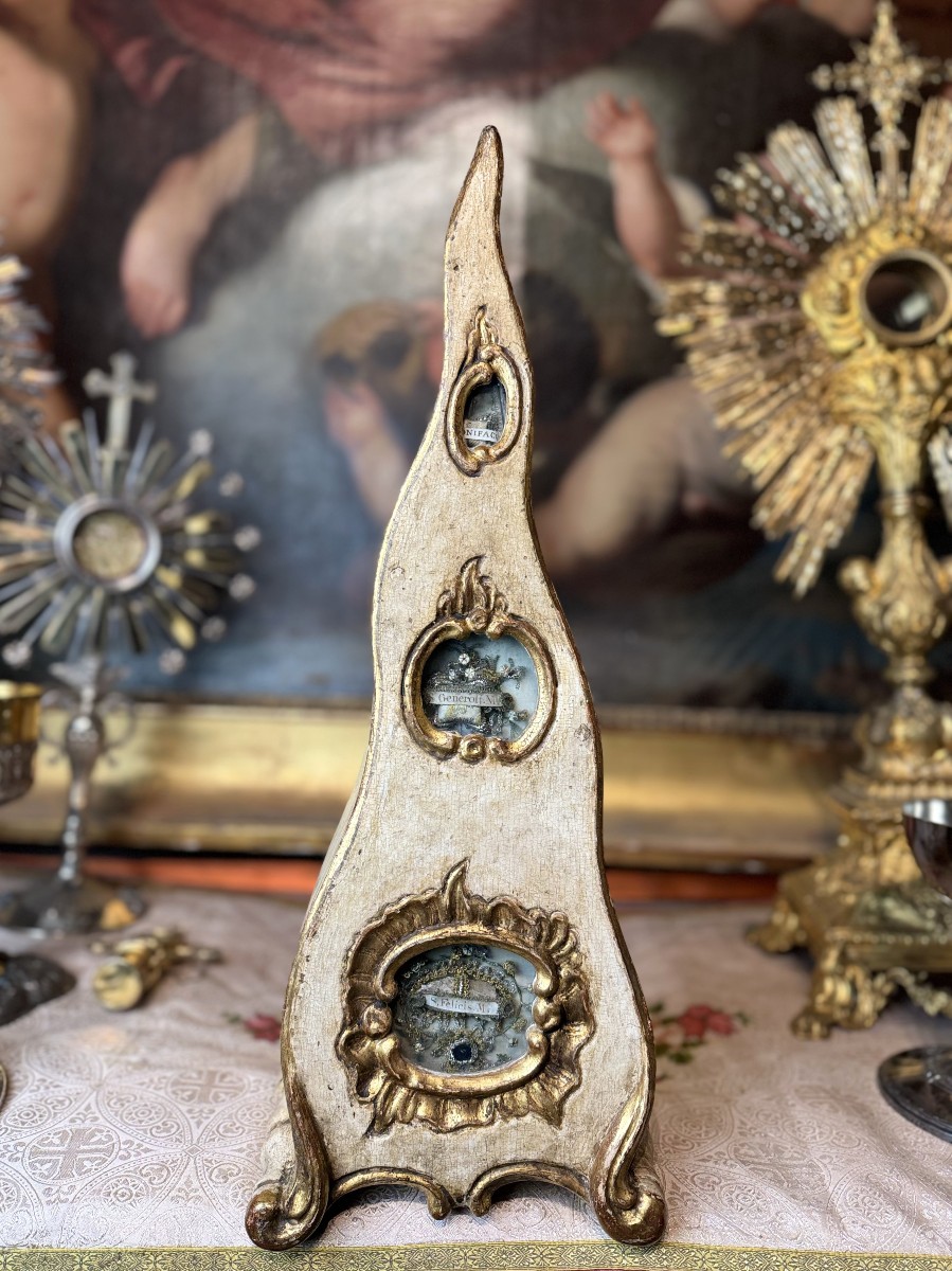 Triptych Reliquary - Late 18th Century 