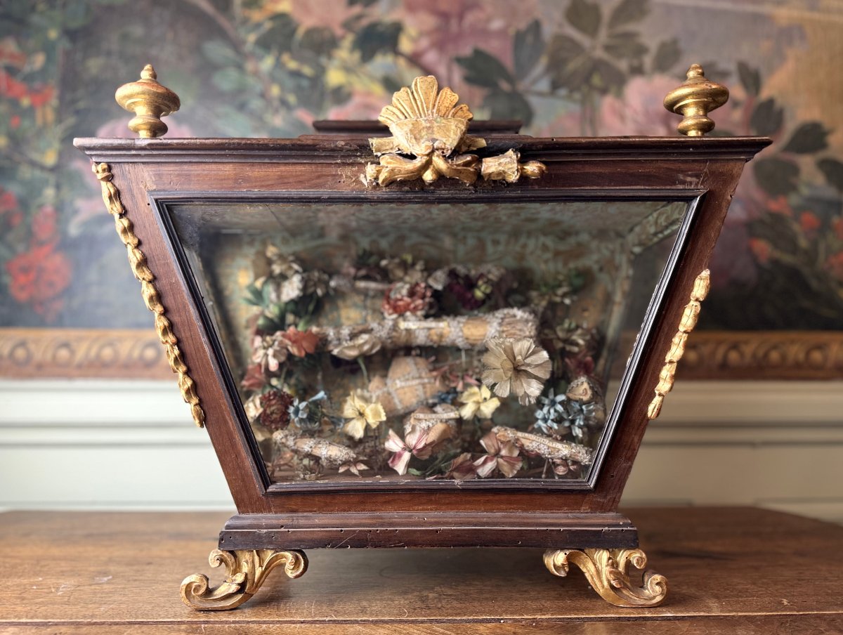 Chasse reliquaire Toscane - Fin XVIIIe --photo-2