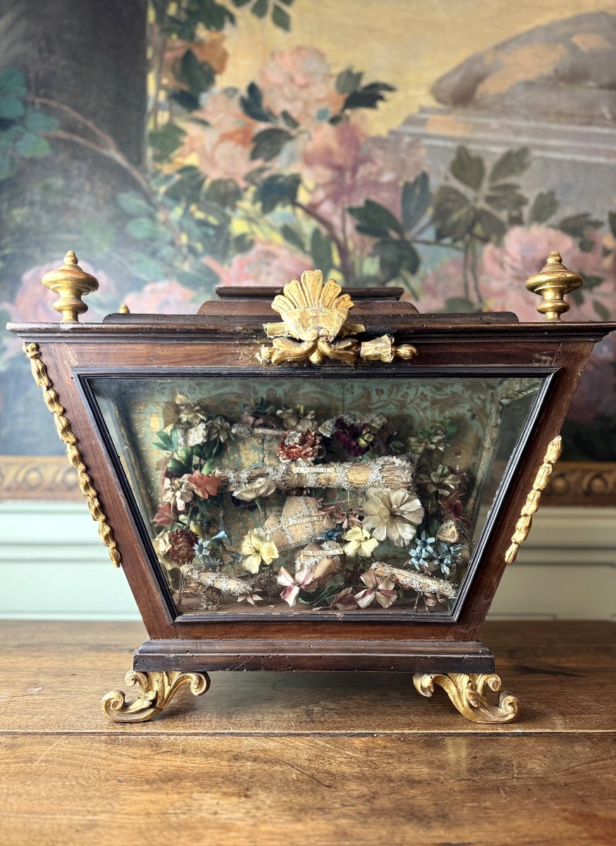 Chasse reliquaire Toscane - Fin XVIIIe --photo-1