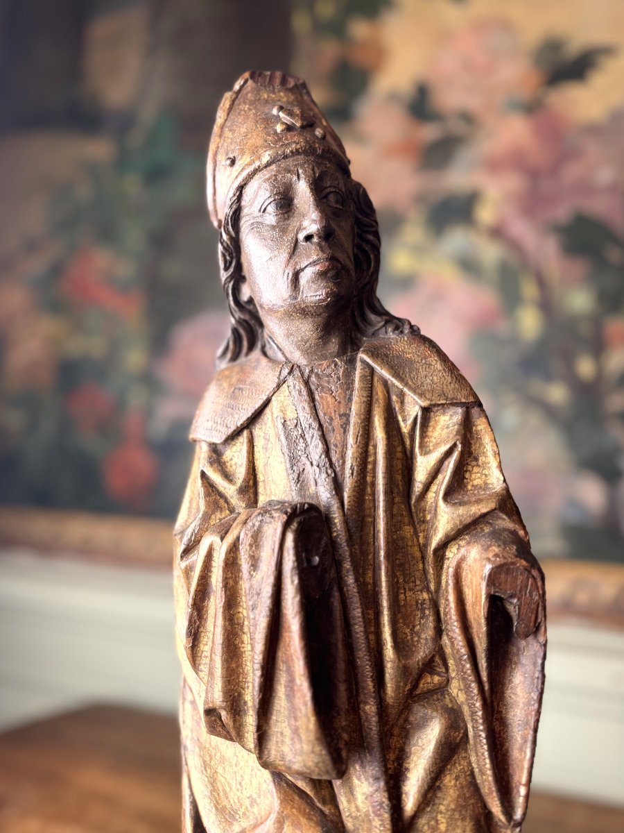 Saint Évêque Allemagne circa 1500-1525 -photo-3