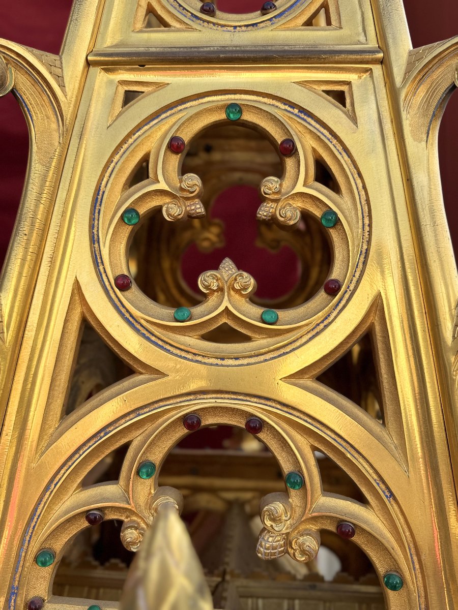 Monumental Ciborium From 1889 – Goldsmith Favier -photo-3