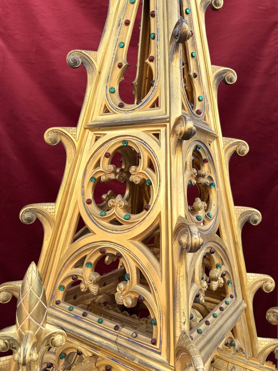 Monumental Ciborium From 1889 – Goldsmith Favier -photo-8