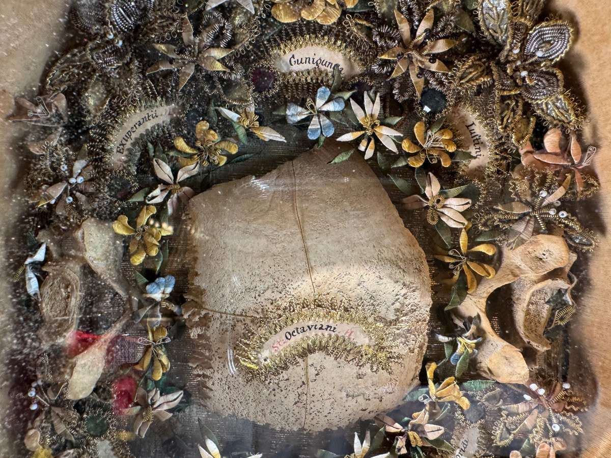 Imposing Reliquary Monstrance Of Saint Octavius - Circa 1800 -photo-3