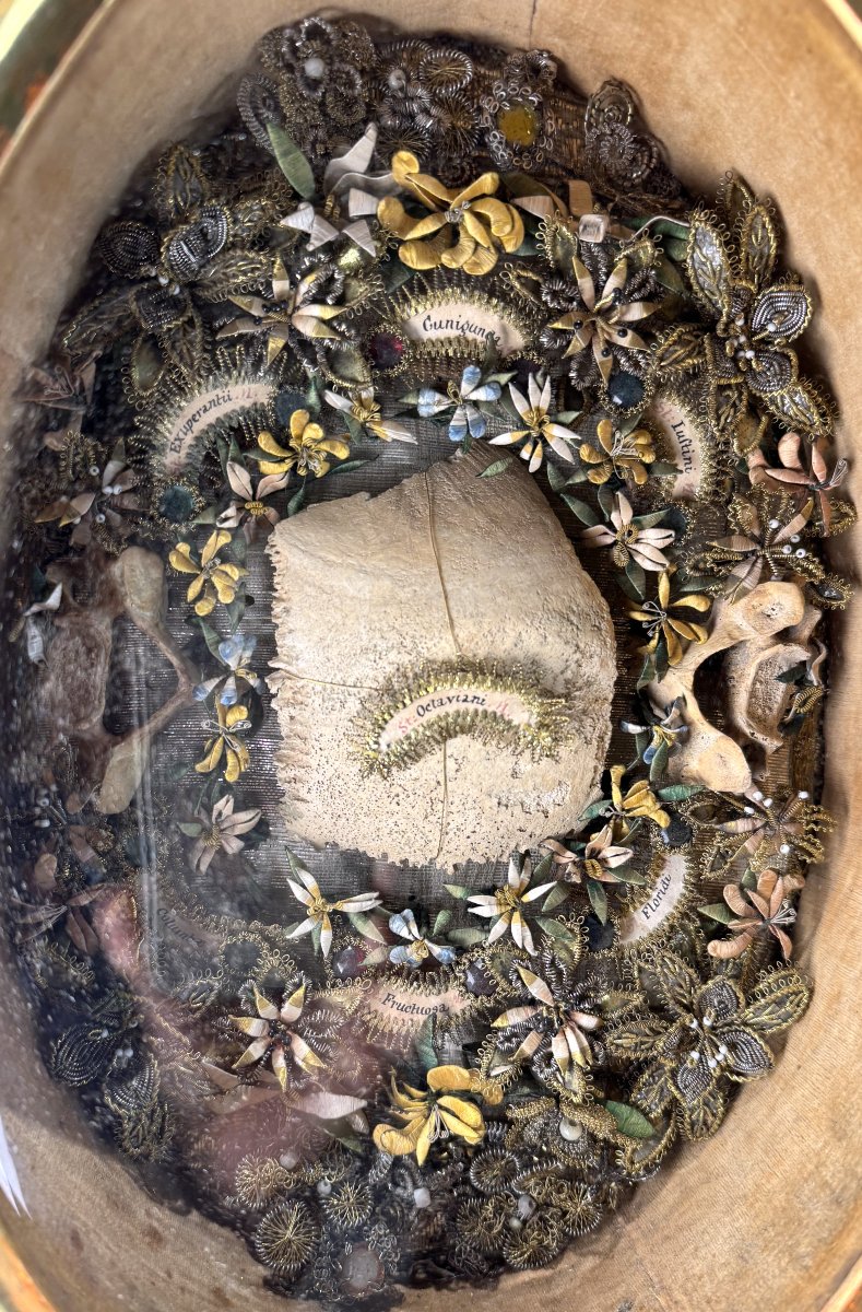 Imposing Reliquary Monstrance Of Saint Octavius - Circa 1800 -photo-4