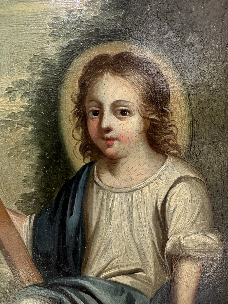 L’Enfant tenant la Croix – XVIIe -photo-3