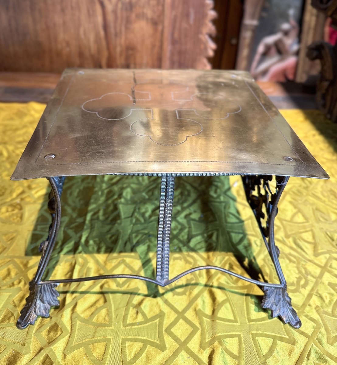 Tabor Marial In Brass - 19th Century -photo-4