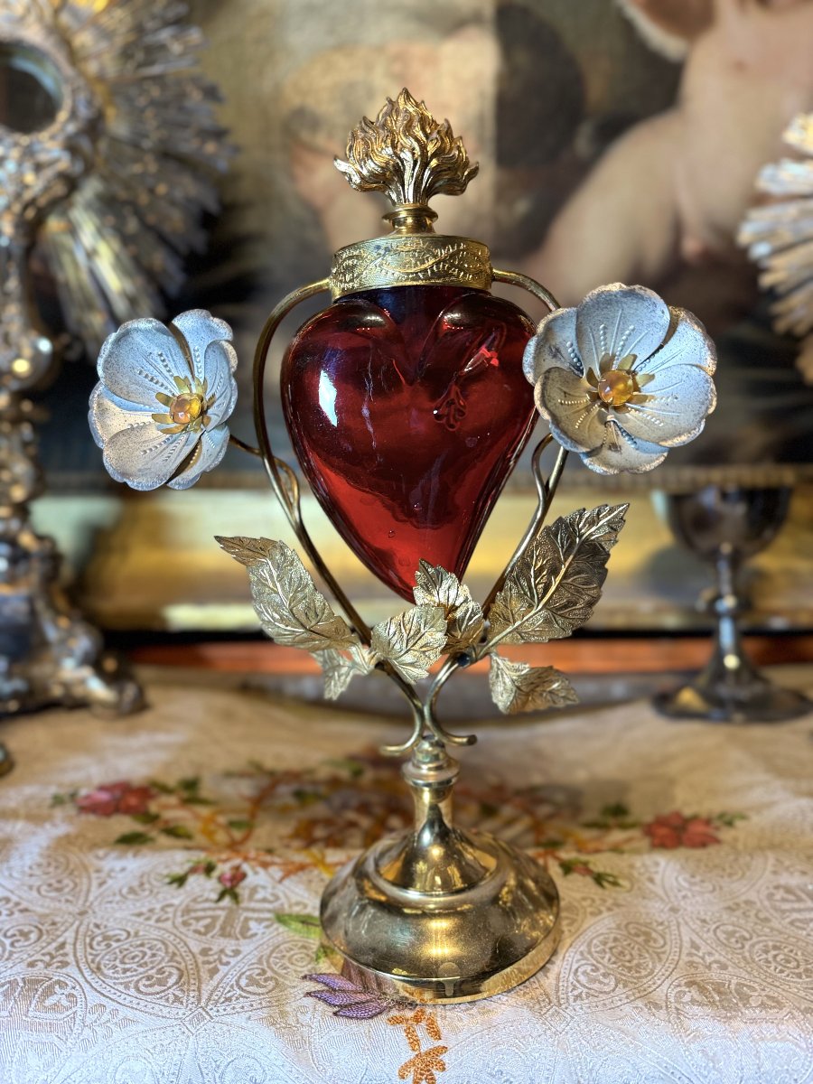 Sanctuary Lamp - Early 20th Century -photo-2