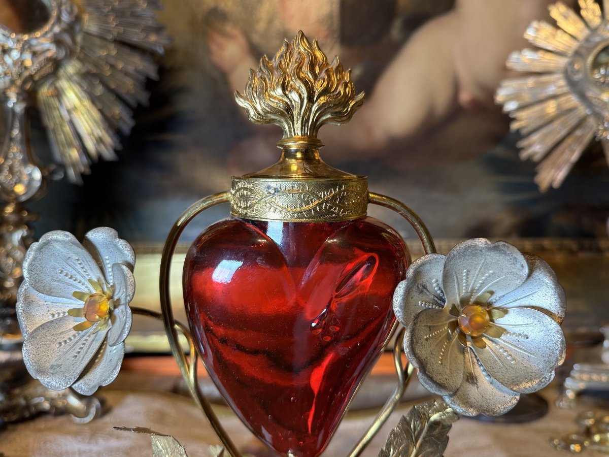 Sanctuary Lamp - Early 20th Century -photo-3