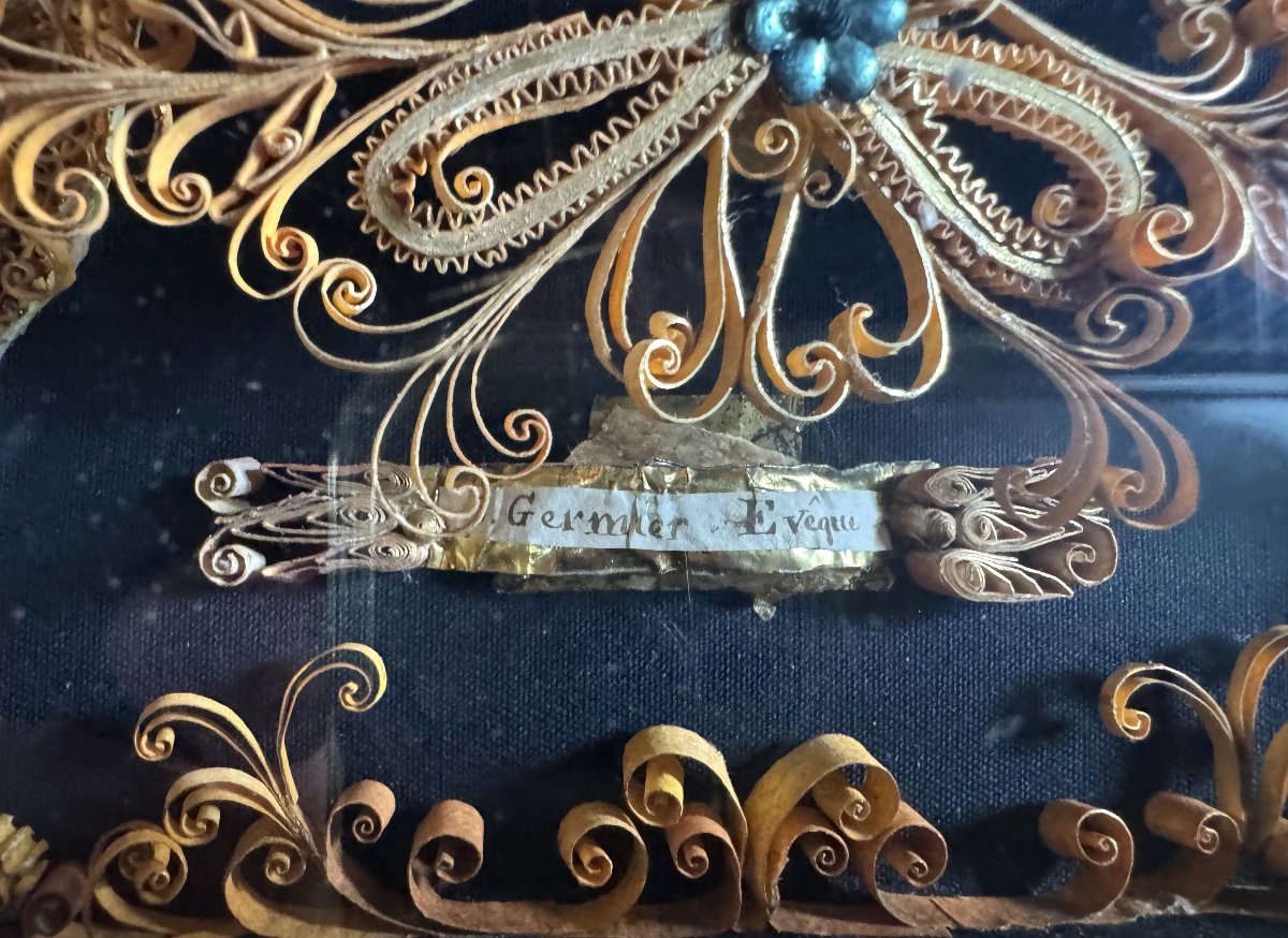Reliquary Of Saint Germier With Relic Paste - 18th Century -photo-1