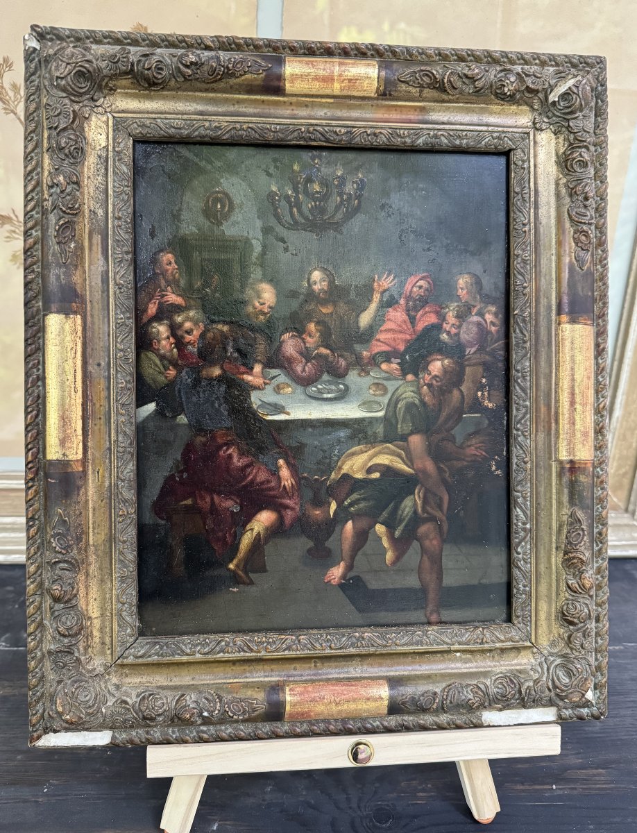 The Last Supper – Flemish School – 17th Century -photo-2