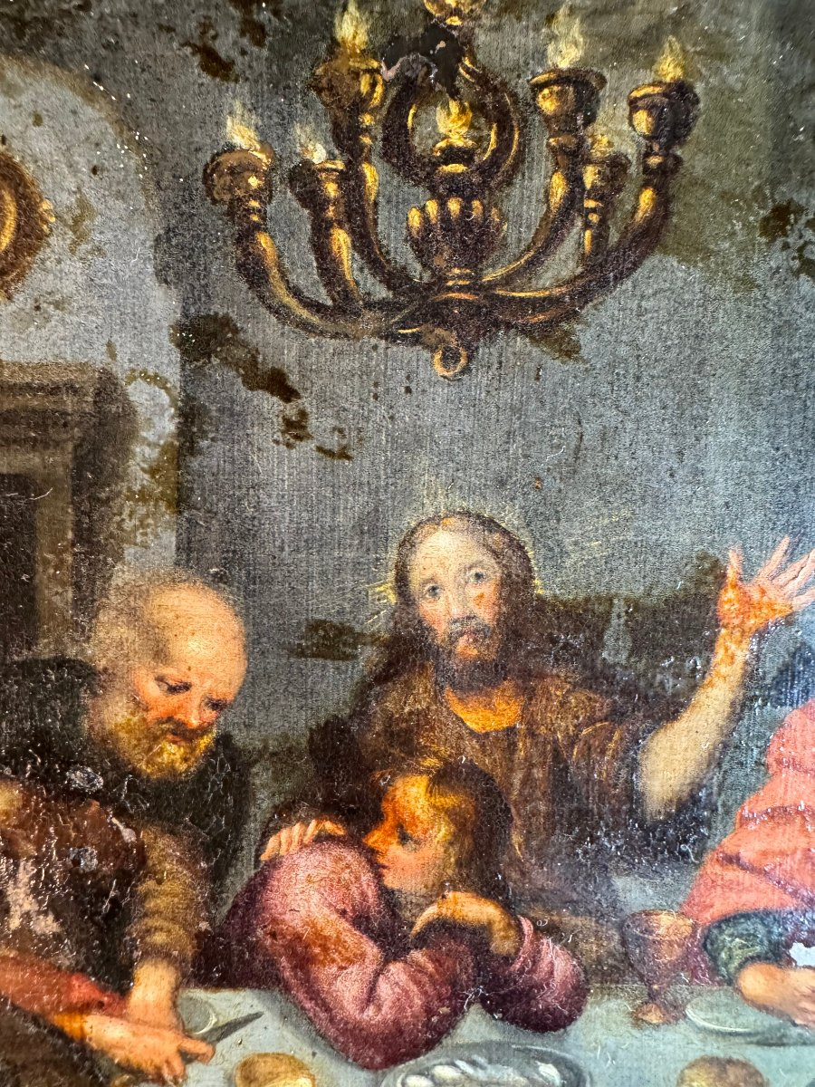 The Last Supper – Flemish School – 17th Century -photo-2