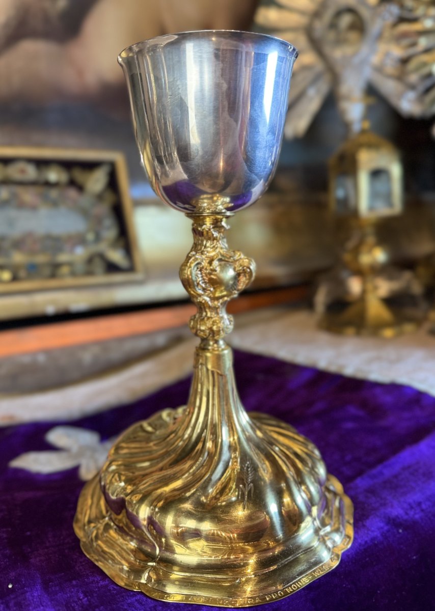 Baroque Silver Chalice - Circa 1780 -photo-3