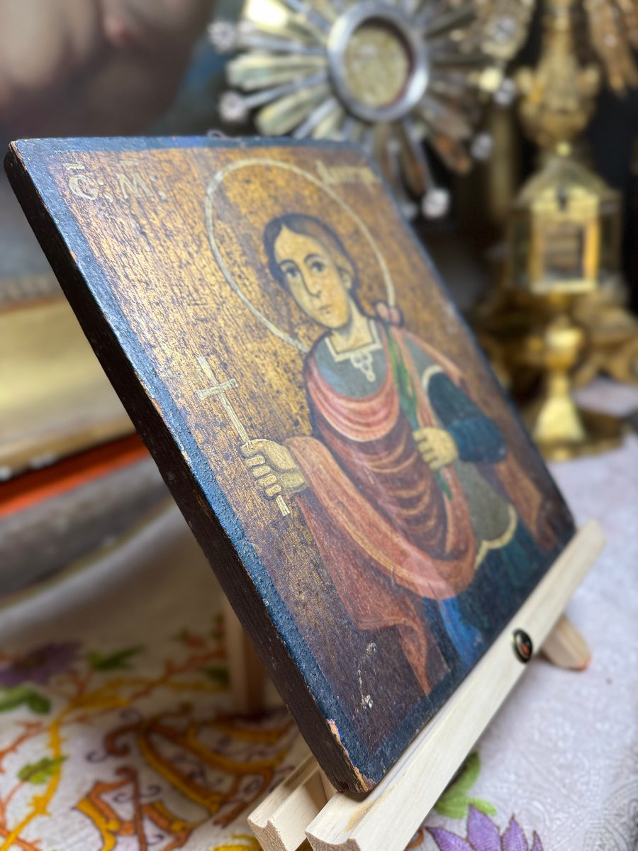 Icon Of Saint Demetrius - 19th Century -photo-1