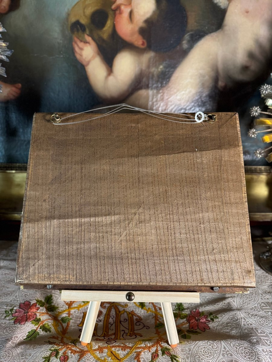 Reliquaire paperolles De Sainte Barbe - circa 1800-photo-3