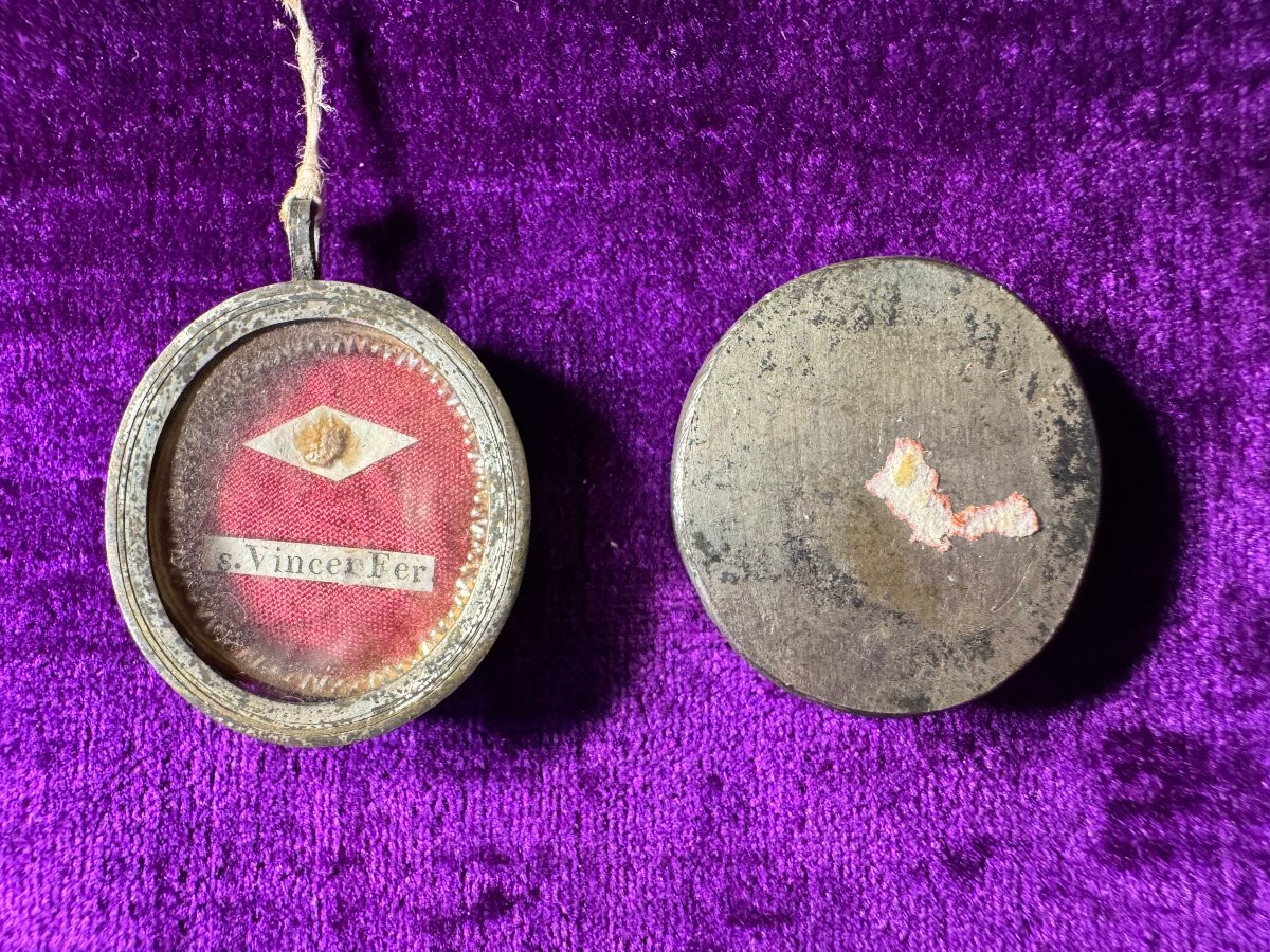Reliquary Of Saint Vincent Ferrier And Its Authentic - 1848 -photo-4