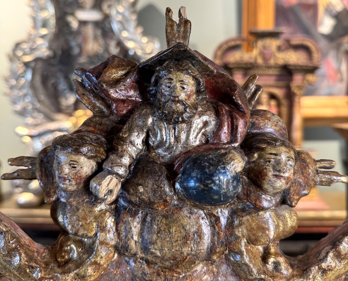 Important Reliquaire Aux Quatre Reliques de Saints Martyrs et son authentique – XVIIIe -photo-3