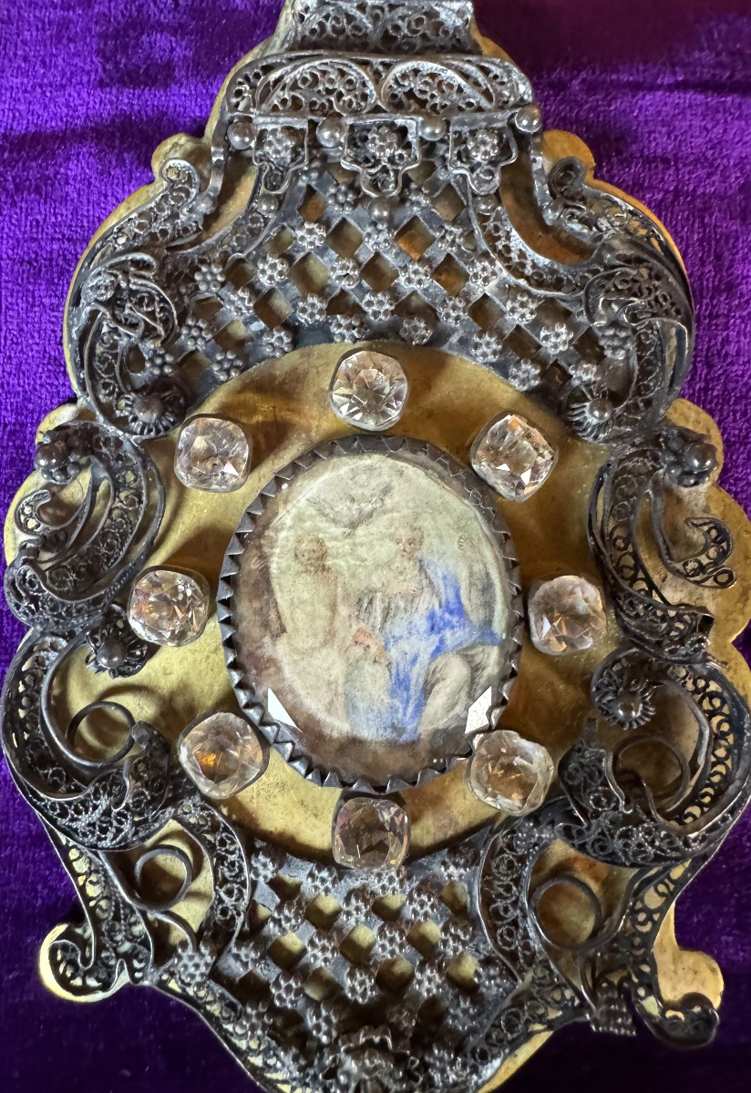 Monstrance To The Holy Trinity - 17th Century 
