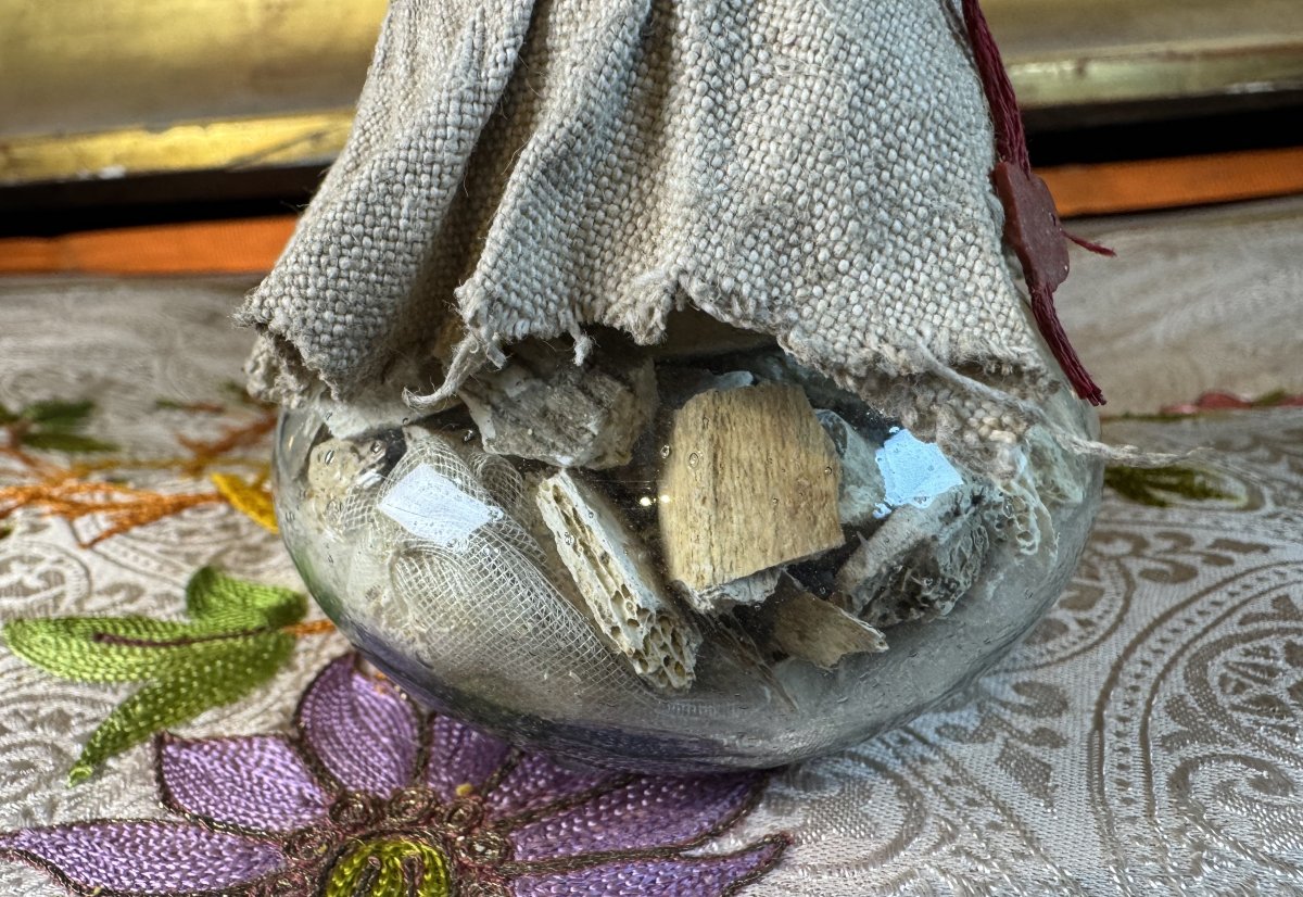 Reliquary With Relics Of Saint Jerome - Circa 1700-photo-5