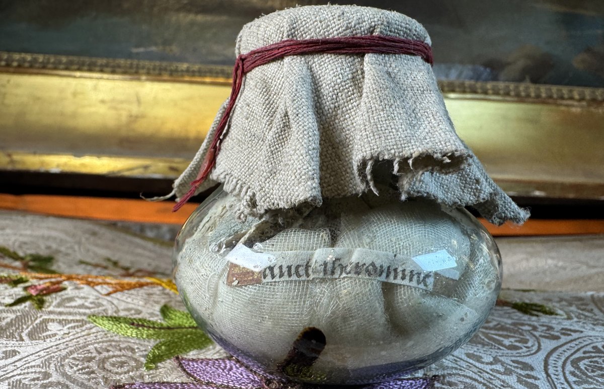 Reliquary With Relics Of Saint Jerome - Circa 1700-photo-6