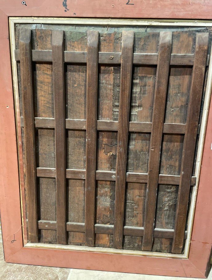 Scène de Crucifixion -  Anges aux Graals  - XVIIe -photo-4