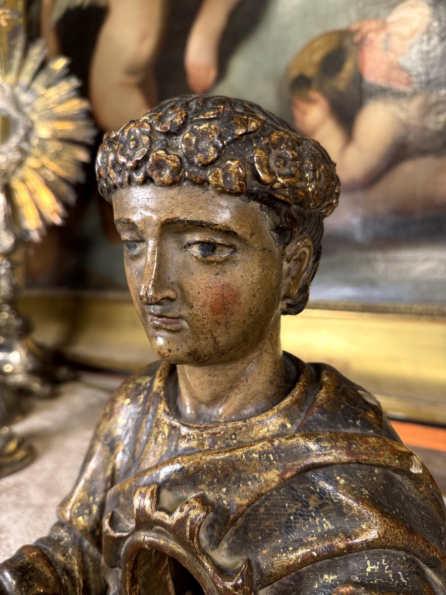 Buste Reliquaire de Saint - circa 1600 -photo-3