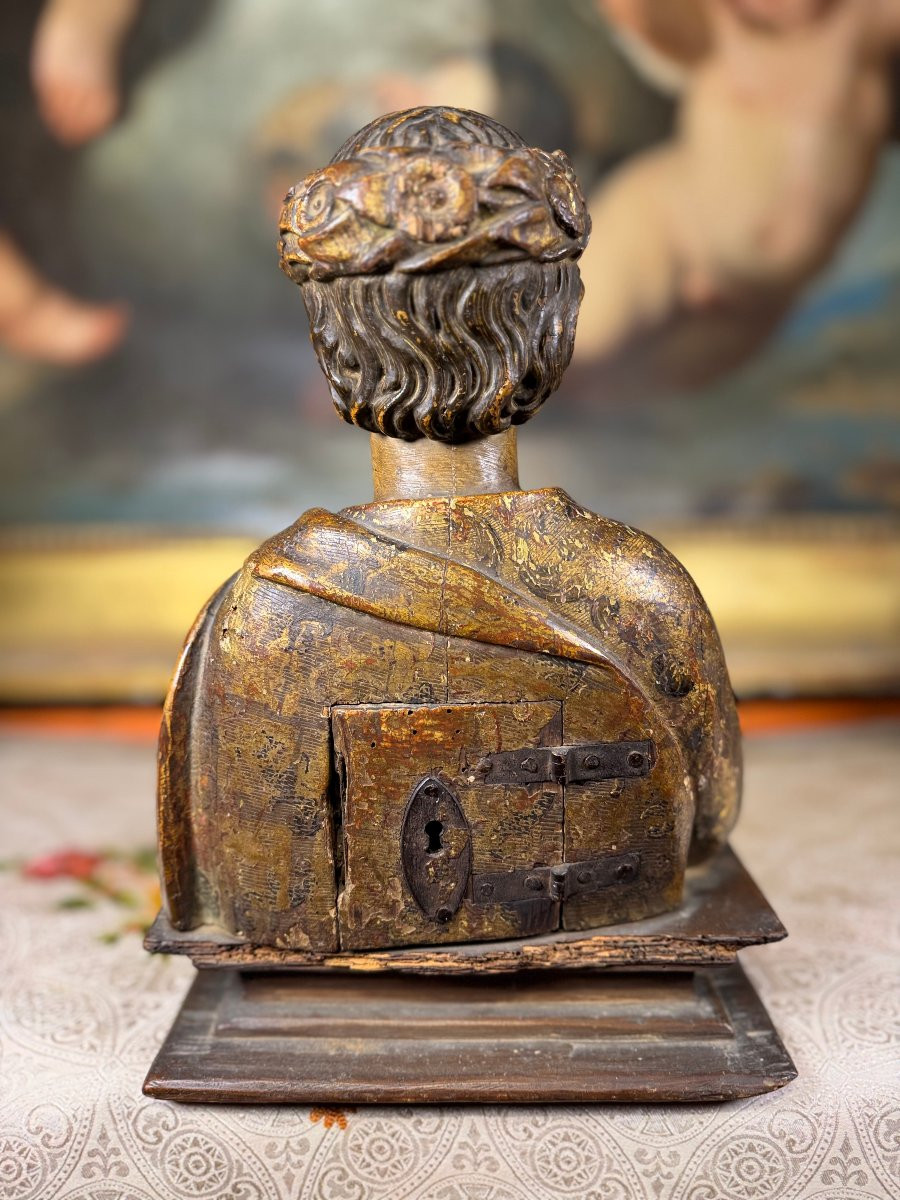 Buste Reliquaire de Saint - circa 1600 -photo-4