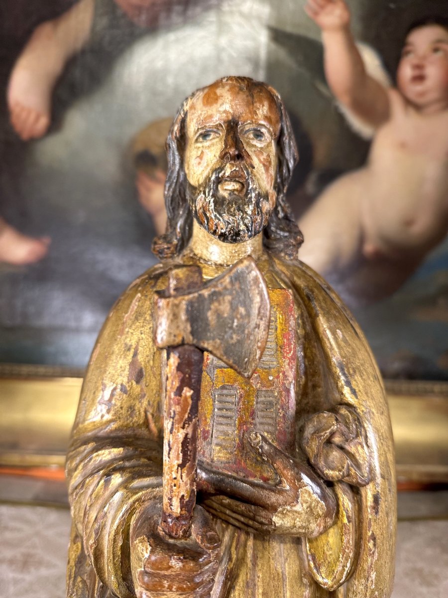 Representation Of Saint Matthias The Apostle - 18th Century  -photo-2