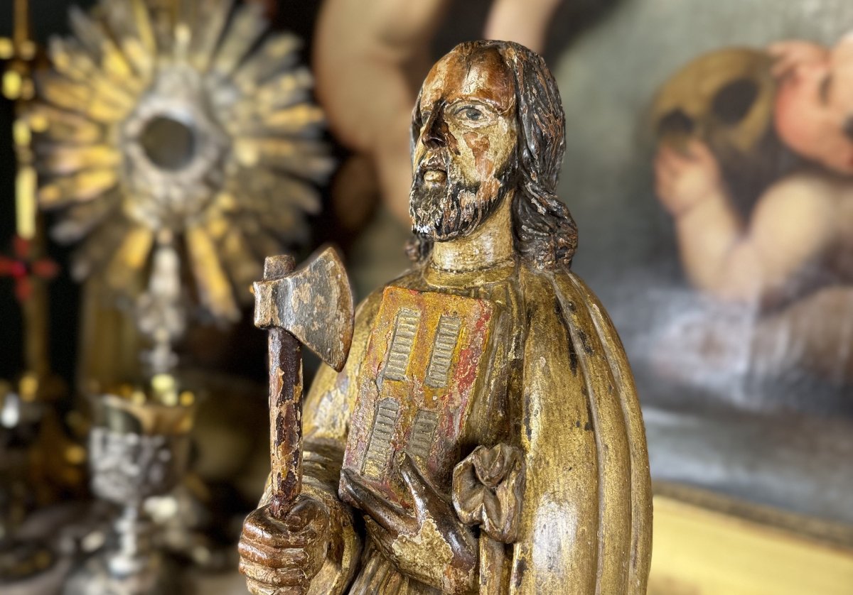 Representation Of Saint Matthias The Apostle - 18th Century  -photo-3