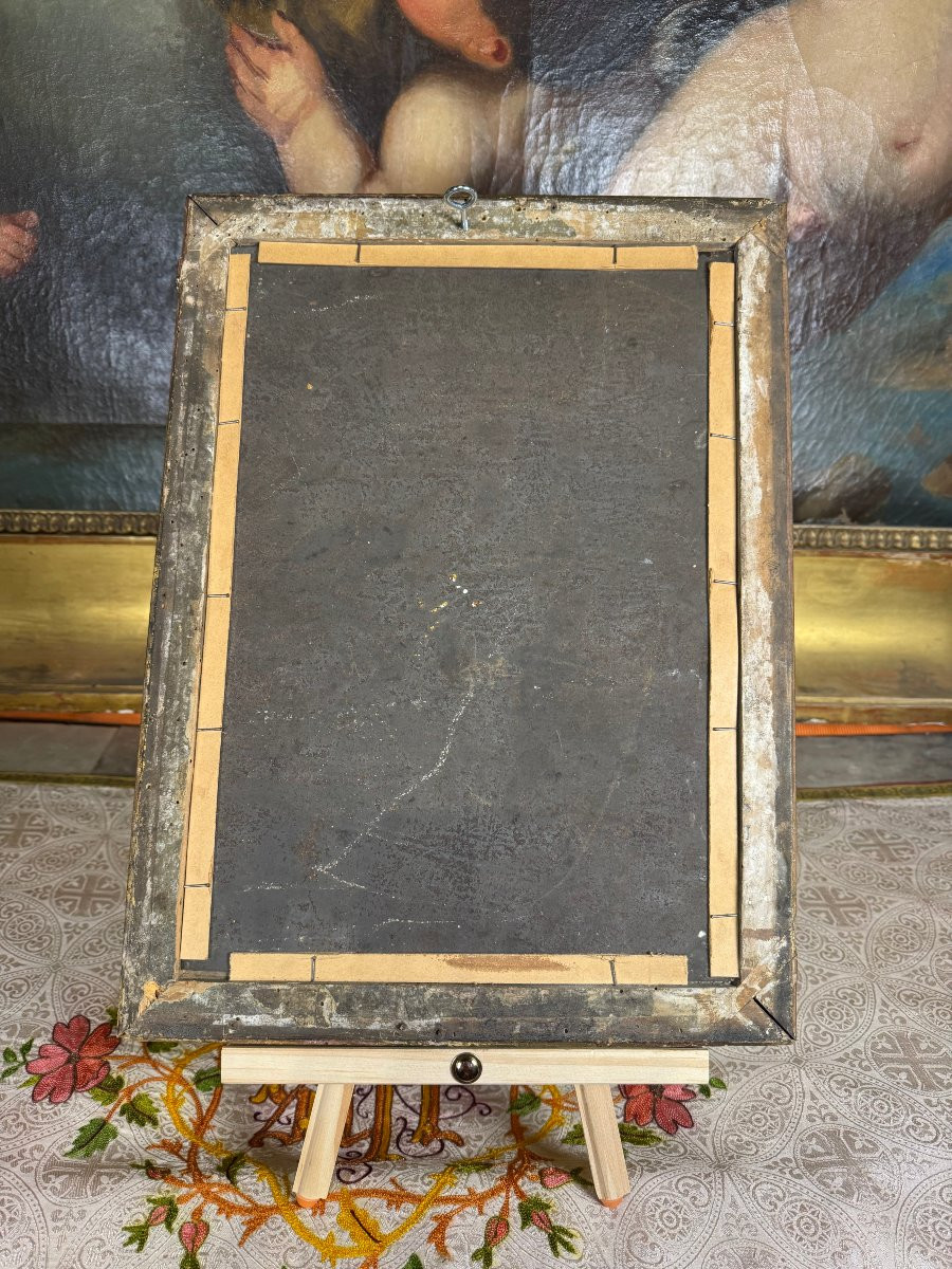 Raphael And The Fish - Oil On Copper - Early 18th Century -photo-3