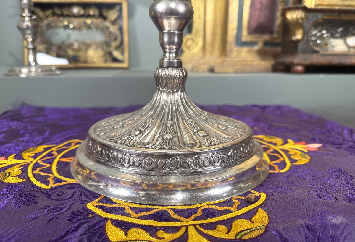 Reliquary With The Image Of Saint Clare - 18th Century -photo-3