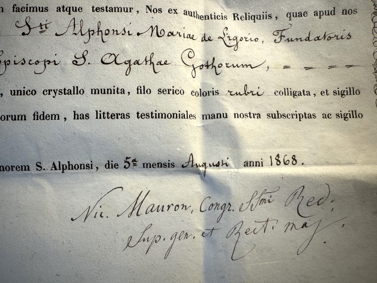 Reliquary Of Saint Alphonsus Liguori - 1868-photo-4