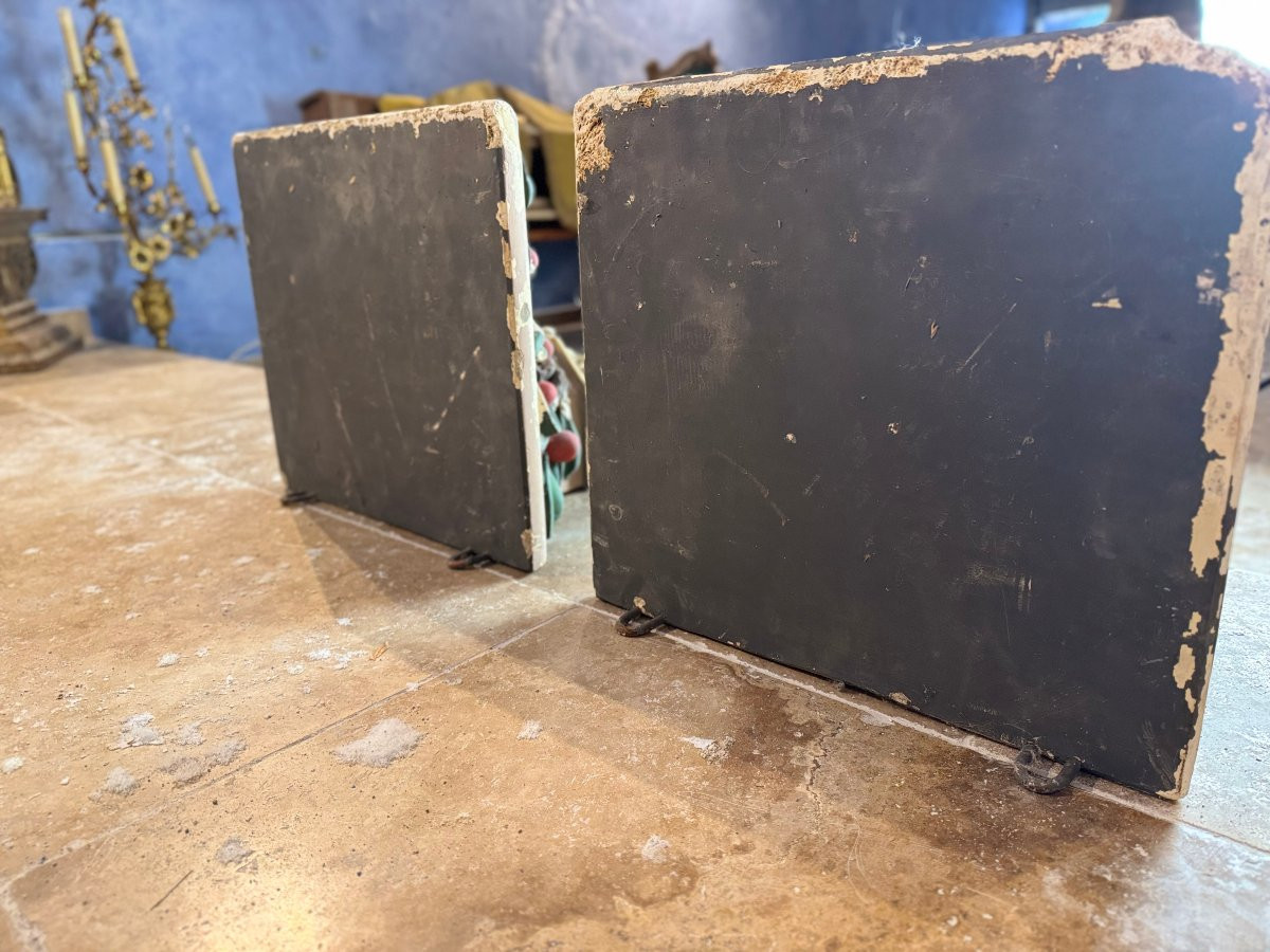 Paire de consoles de chapelle - Saint Bénilde - XXe-photo-3