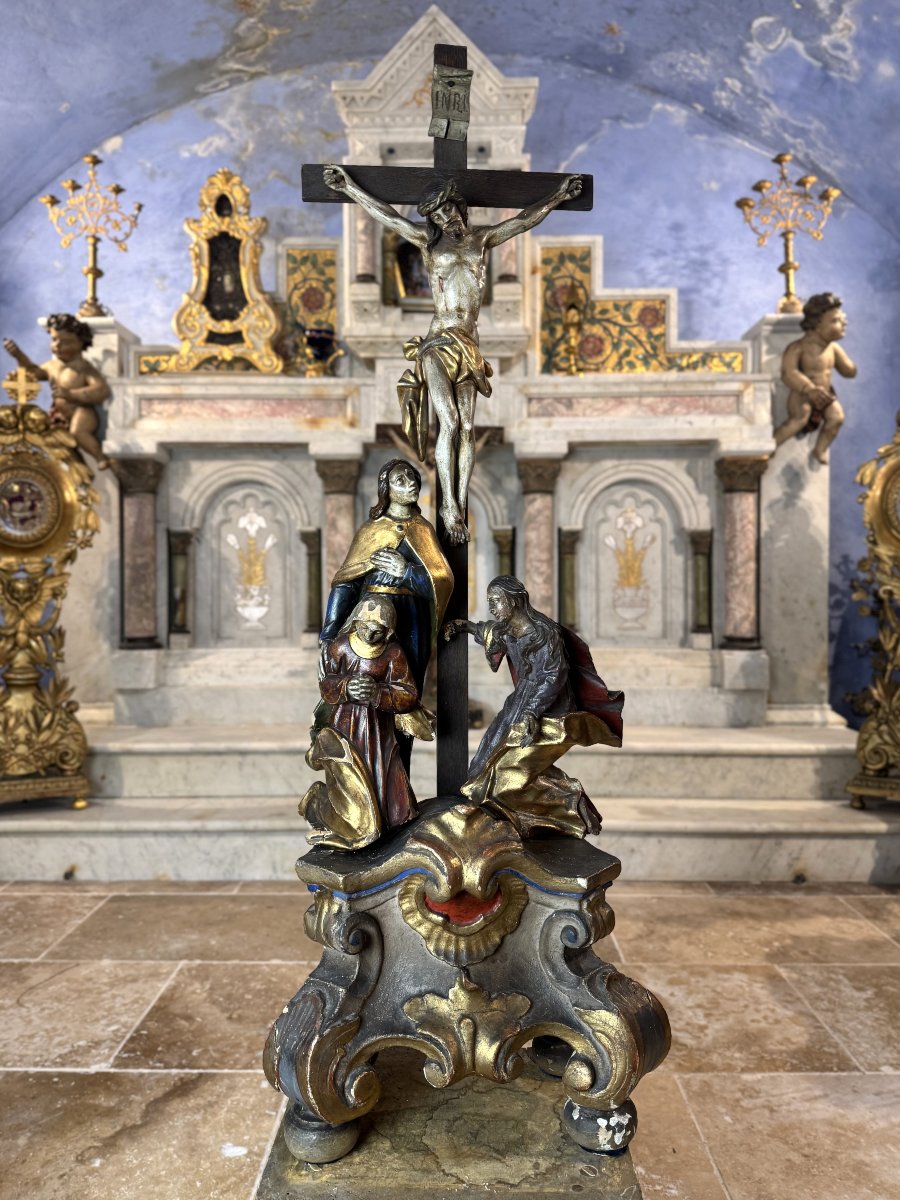 Important Crucifixion Group – 18th Century-photo-1