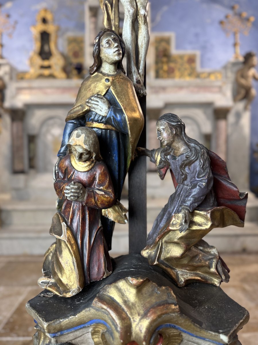 Important Crucifixion Group – 18th Century-photo-2