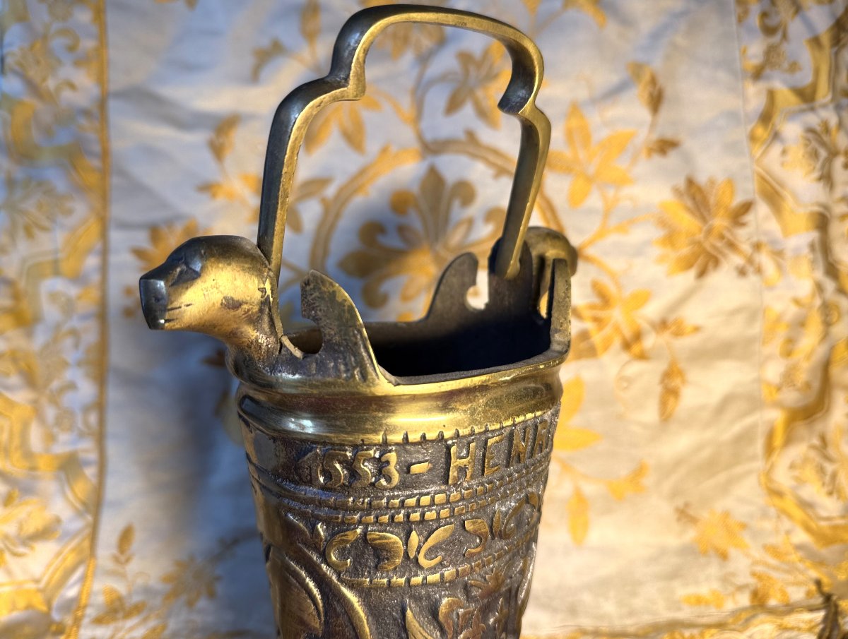 Sceau à eau bénite - XIXe -photo-3