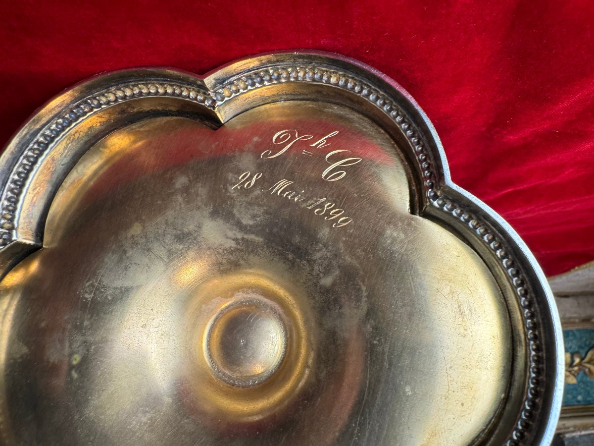 Calice aux trois médaillons et sa patène - XIXe -photo-3