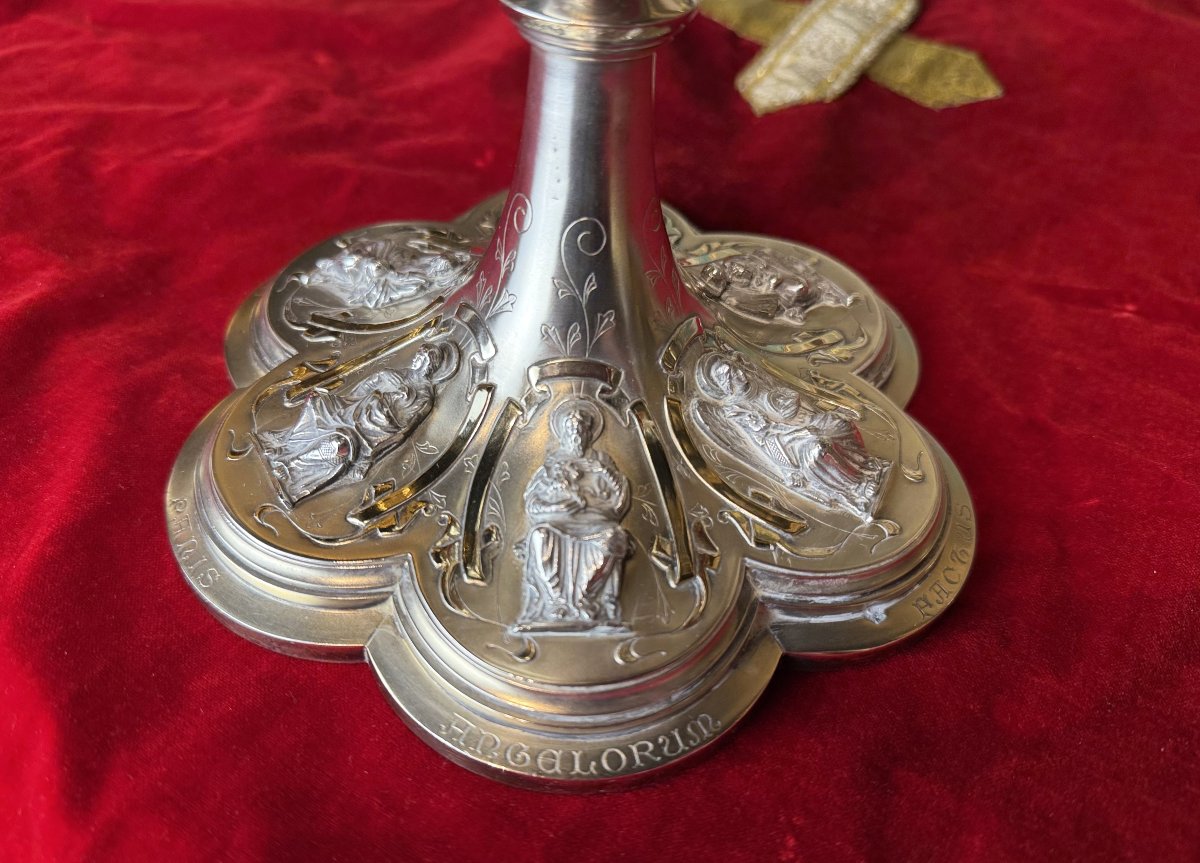 Ciboire en argent de la maison Favier - antérieur à 1850 -photo-1