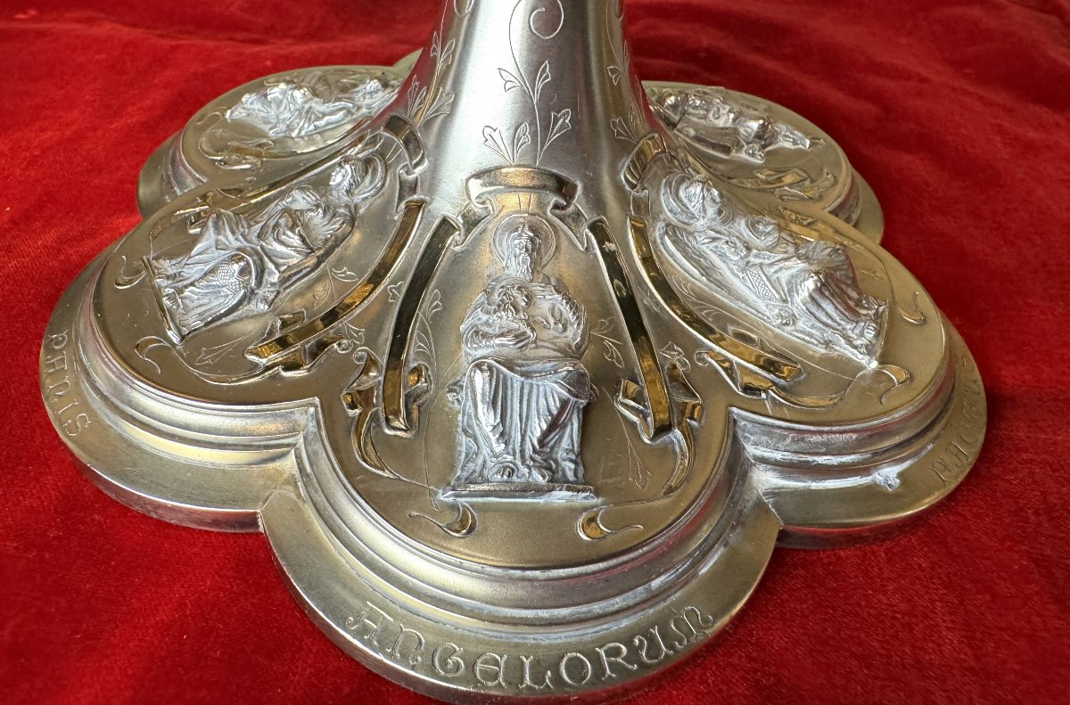 Ciboire en argent de la maison Favier - antérieur à 1850 -photo-3