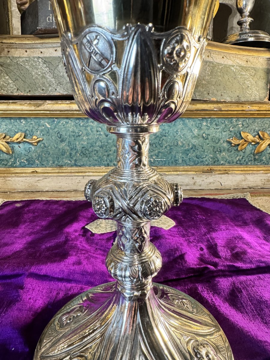 Silver Chalice - 19th Century -photo-2