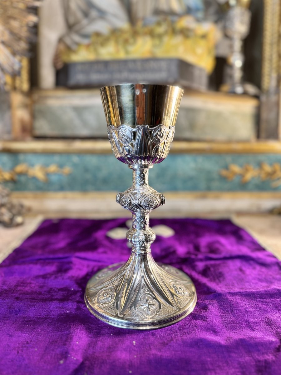 Silver Chalice - 19th Century -photo-3