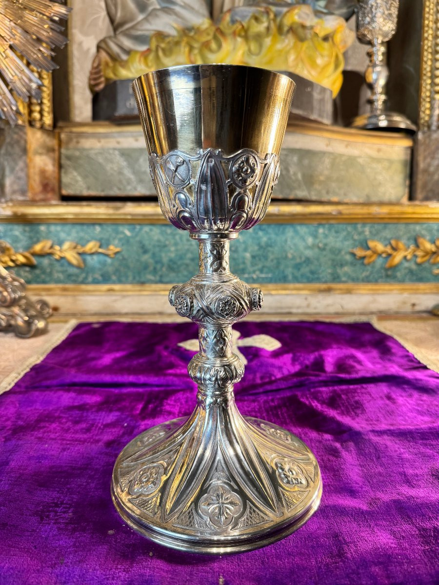 Silver Chalice - 19th Century -photo-2