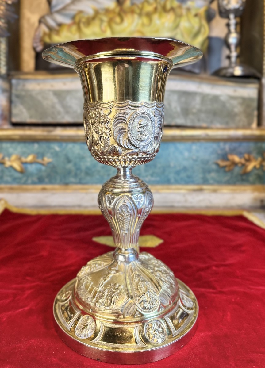 Calice en vermeil et sa patène -  vers 1830 