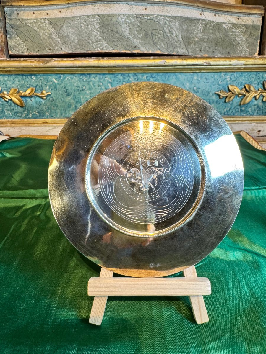 Silver Chalice And Paten - 19th Century -photo-4
