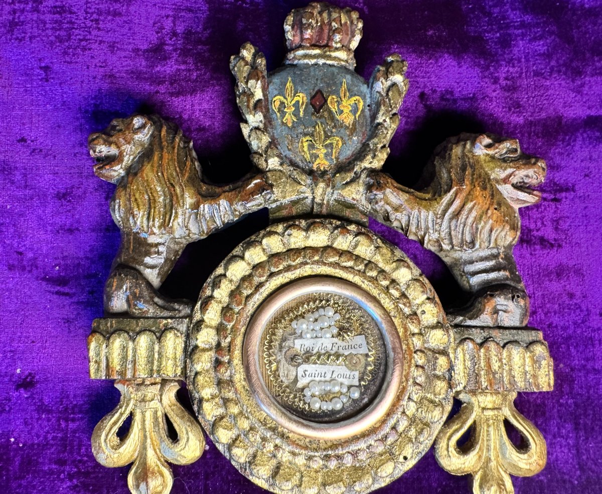 Relic Of Saint Louis - 18th Century -photo-3