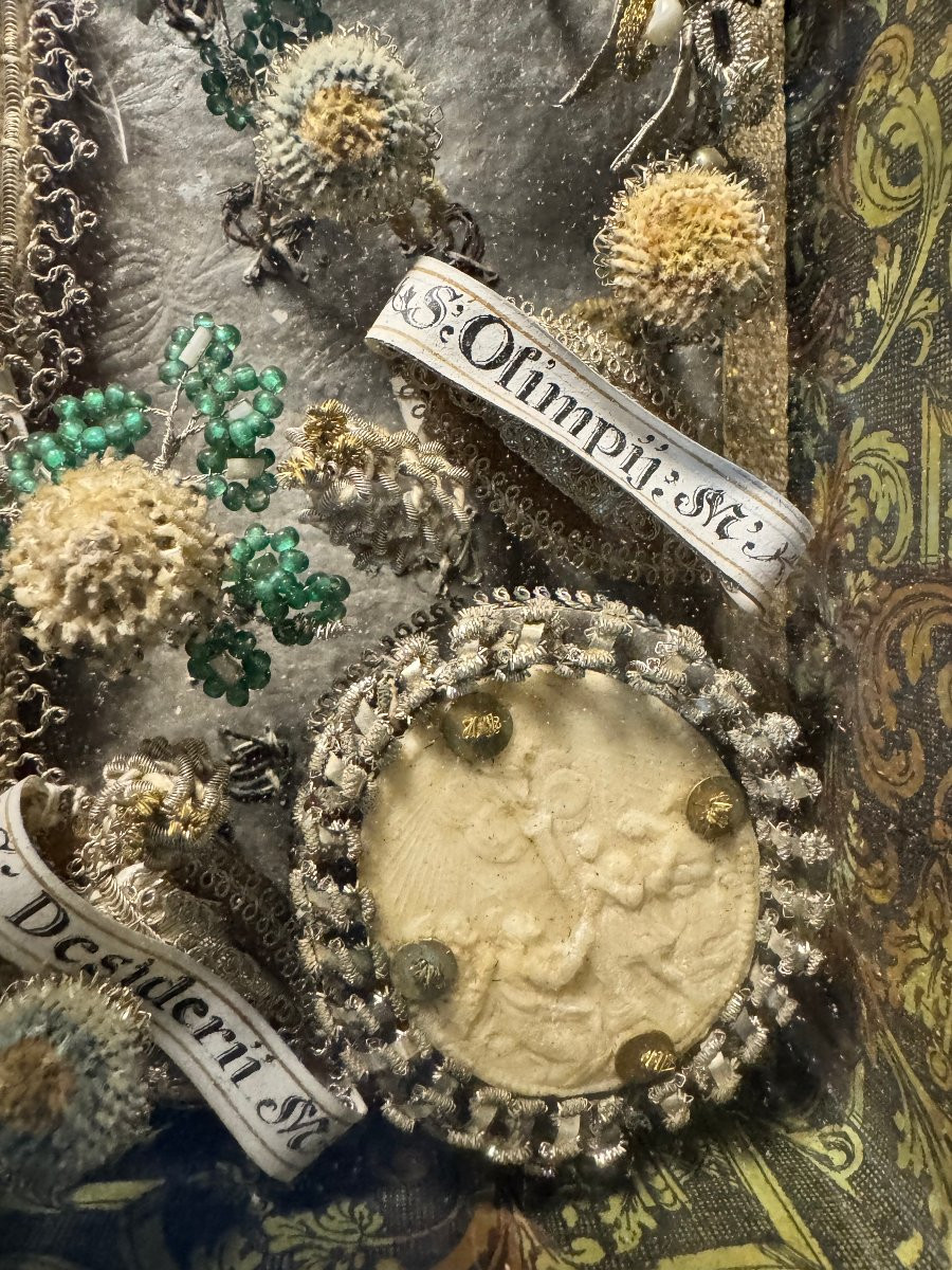 Reliquaire avec un Clou de la Sainte Croix – fin XVIIIe -photo-1