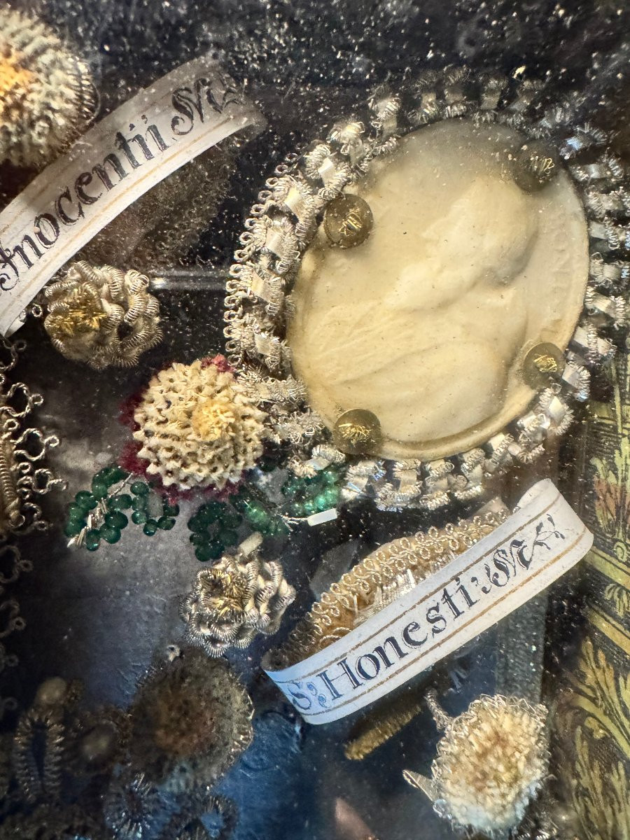 Reliquaire avec un Clou de la Sainte Croix – fin XVIIIe -photo-2