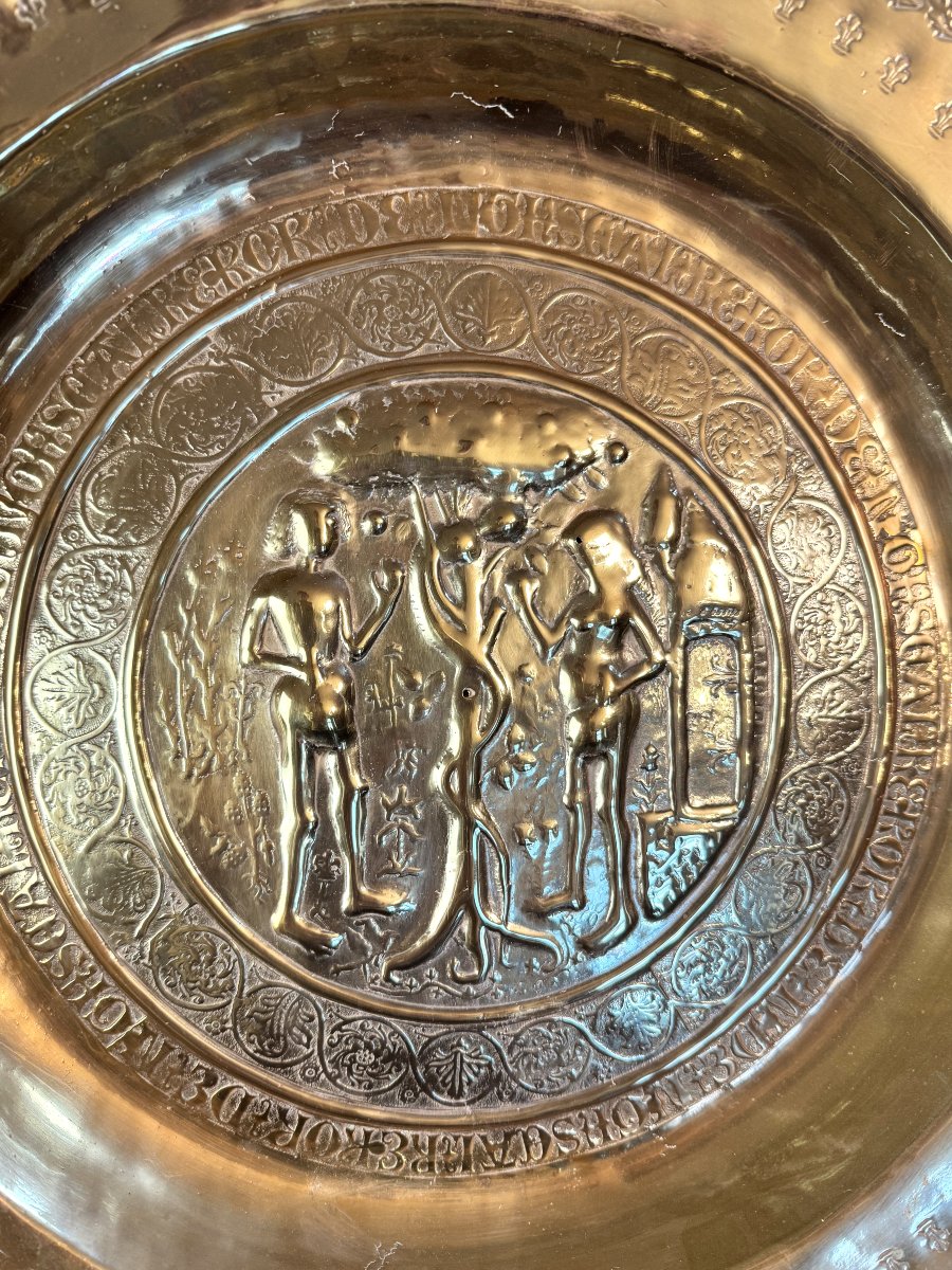 Adam et Eve - Plat à offrandes - Circa 1500 -photo-3