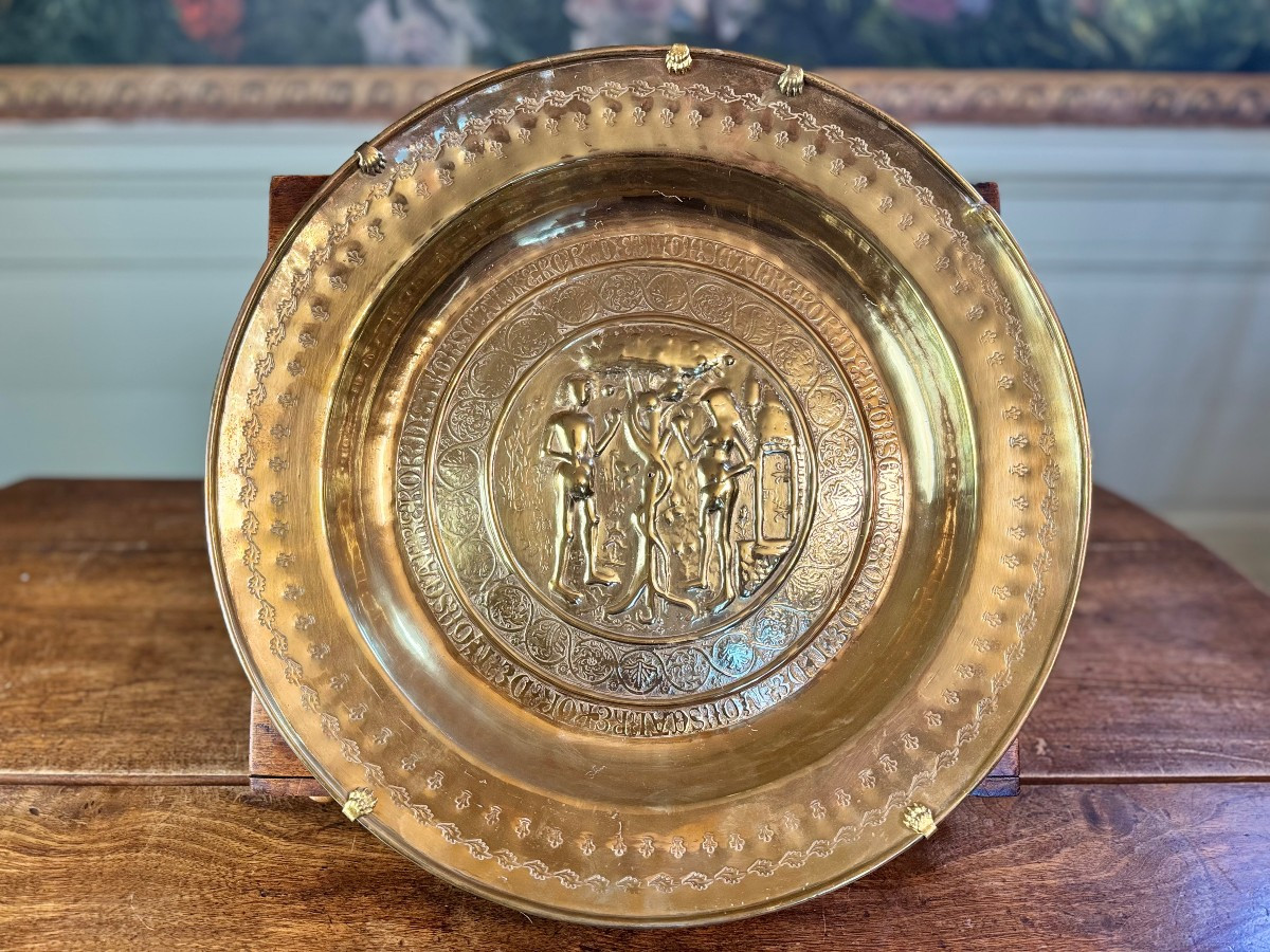 Adam et Eve - Plat à offrandes - Circa 1500 