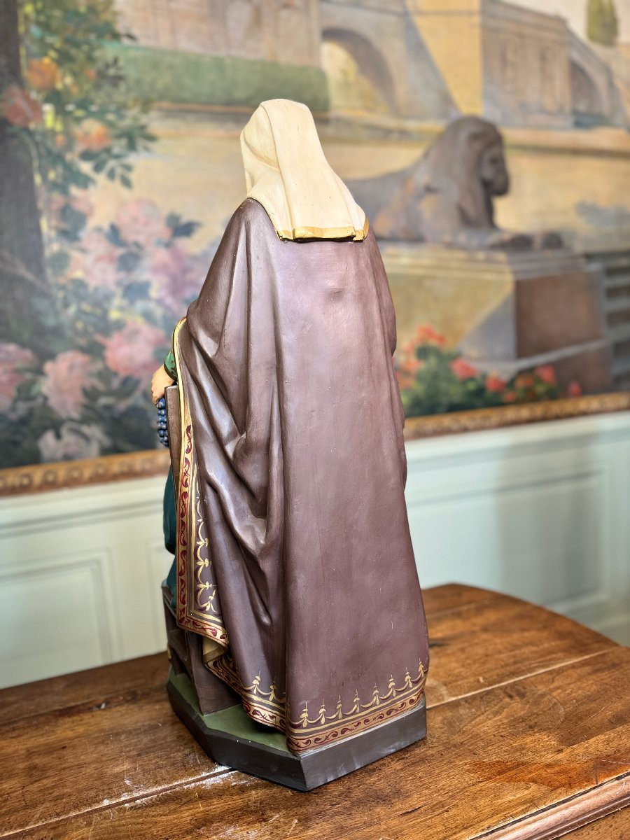 Sainte Anne, la Vierge et l'Enfant - XIXe -photo-3